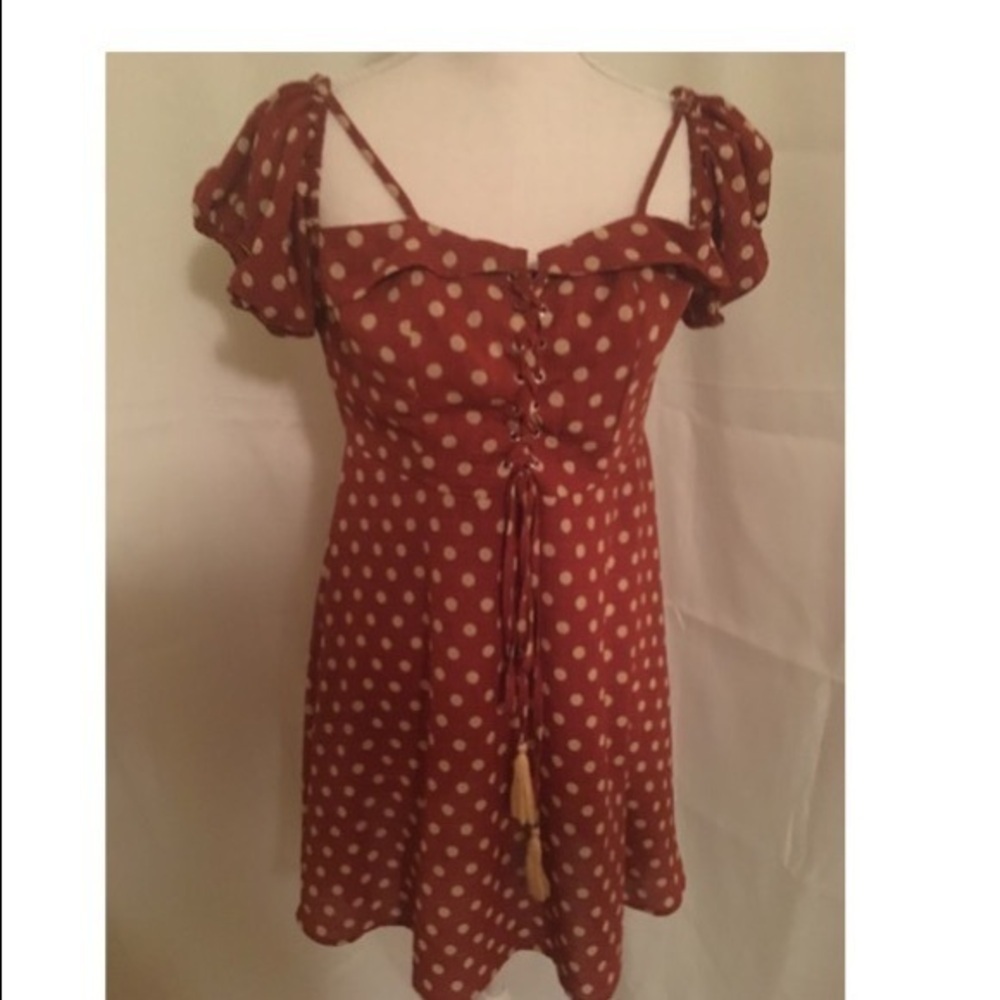 HAUTE ROGUE BOHO DRESS SIZE MEDIUM - Picture 2 of 8